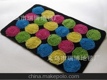 防滑地毯 毛绒地毯地垫 工厂carpet品牌/型号:瑞博产品类别:地毯/地垫